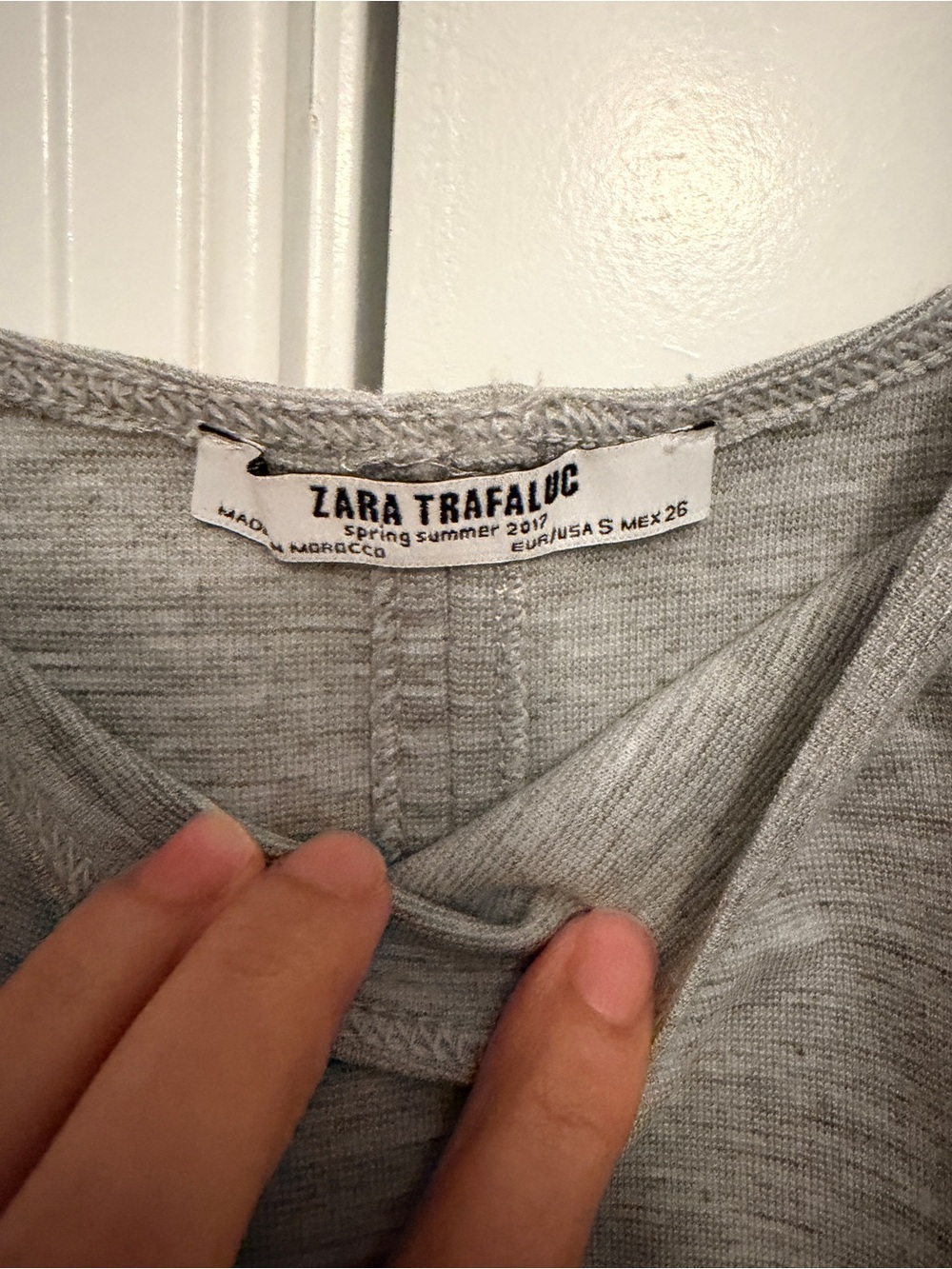 Zara Sleeveless Square-Neck Bodycon Dress in Light Gray - Picture 2 of 4